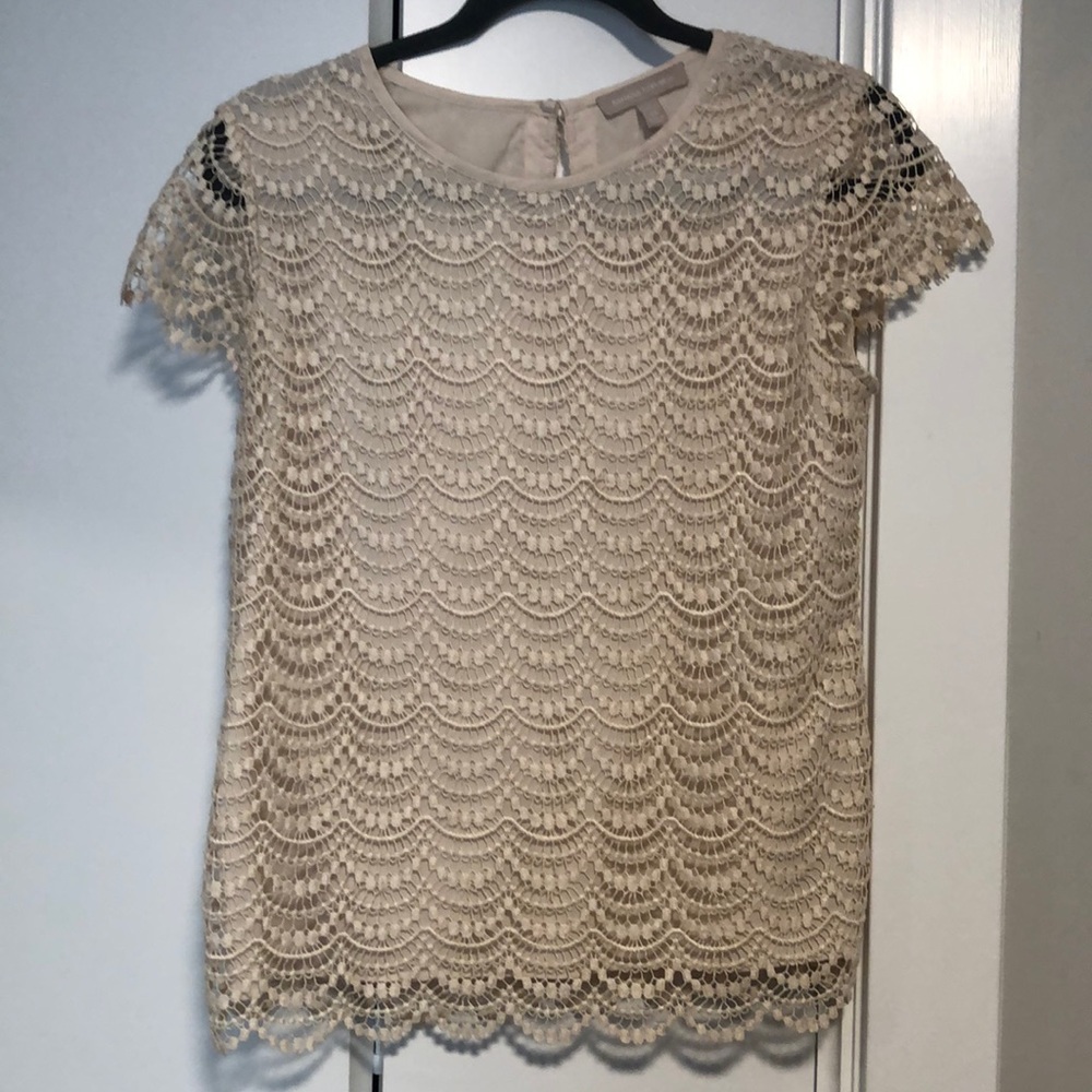 Banana Republic Scalloped blouse